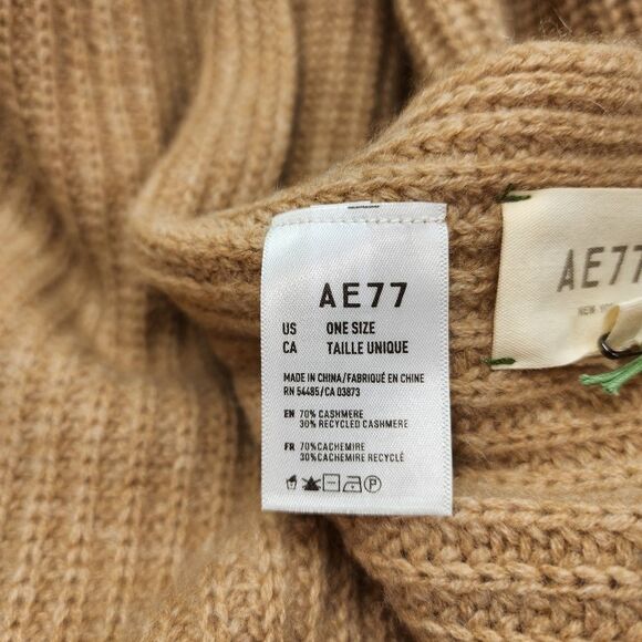 NWT American Eagle AE77 Premium Rib Cashmere Scarf - Picture 13 of 14
